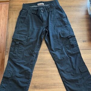 5.11 Tactical Black Women's Cargo Pants with Multiple Pockets